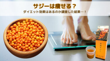 サジーで痩せることはできるの？ダイエット効果はあるのか調査した結果…！